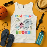 Read Mo Books Read More Books Piggie Elephant Pigeons It's Good Day To Read Book Tank Top