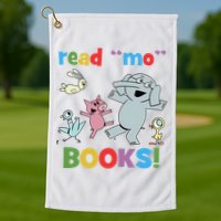 Read Mo Books Read More Books Piggie Elephant Pigeons It's Good Day To Read Book Golf Towel