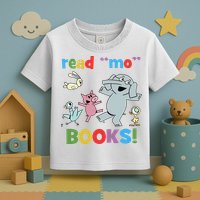 Read Mo Books Read More Books Piggie Elephant Pigeons It's Good Day To Read Book Toddler T-Shirt