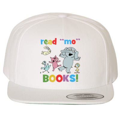 Read Mo Books Read More Books Piggie Elephant Pigeons It's Good Day To Read Book Wool Snapback Cap