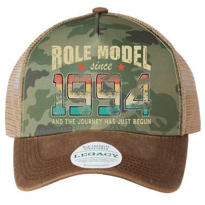 Role Model Born 1994 And The Journey Has Just Begun Birthday Legacy Tie Dye Trucker Hat