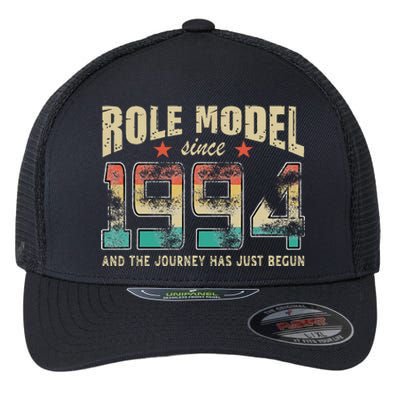 Role Model Born 1994 And The Journey Has Just Begun Birthday Flexfit Unipanel Trucker Cap