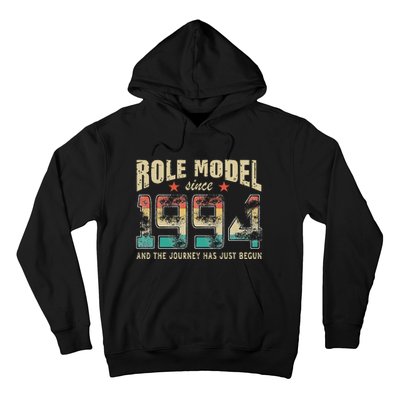 Role Model Born 1994 And The Journey Has Just Begun Birthday Hoodie