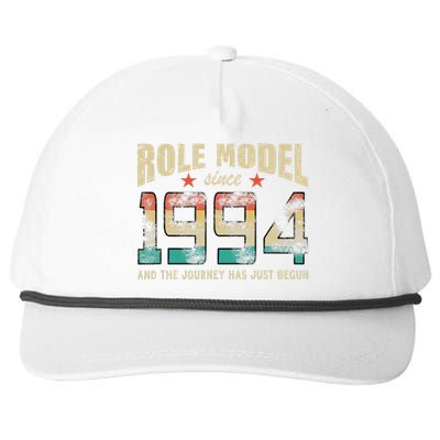 Role Model Born 1994 And The Journey Has Just Begun Birthday Snapback Five-Panel Rope Hat