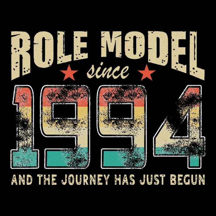 Role Model Born 1994 And The Journey Has Just Begun Birthday Cropped Pullover Crew