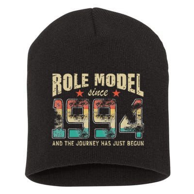 Role Model Born 1994 And The Journey Has Just Begun Birthday Short Acrylic Beanie