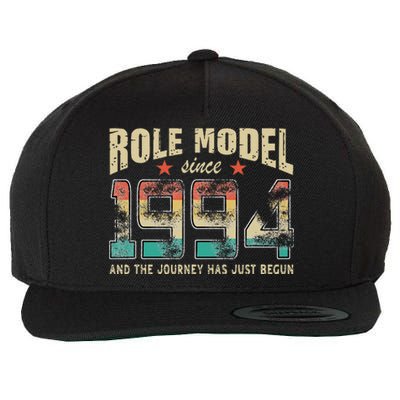 Role Model Born 1994 And The Journey Has Just Begun Birthday Wool Snapback Cap