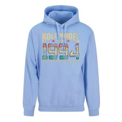 Role Model Born 1994 And The Journey Has Just Begun Birthday Unisex Surf Hoodie