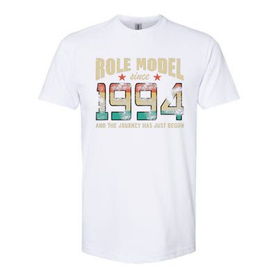 Role Model Born 1994 And The Journey Has Just Begun Birthday Softstyle CVC T-Shirt