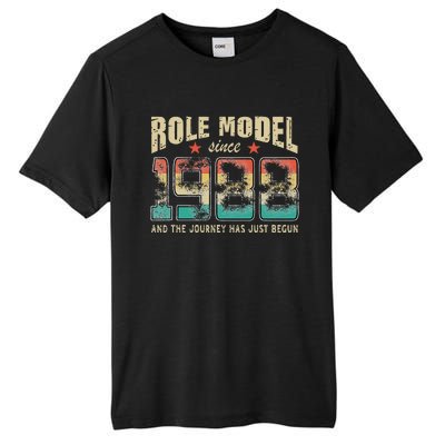 Role Model Born 1988 And The Journey Has Just Begun Birthday Tall Fusion ChromaSoft Performance T-Shirt