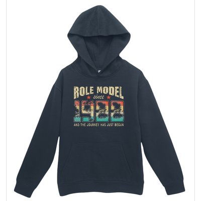 Role Model Born 1988 And The Journey Has Just Begun Birthday Urban Pullover Hoodie