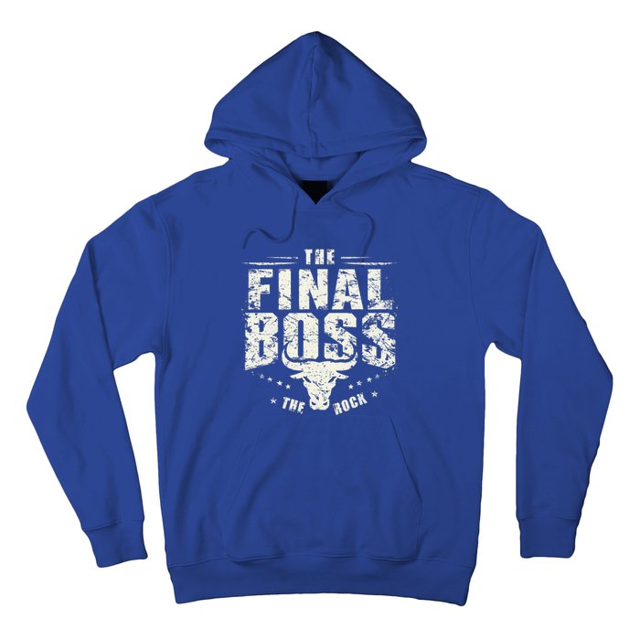 Rock Music Boss Final White Design Fun Music Lover Hoodie