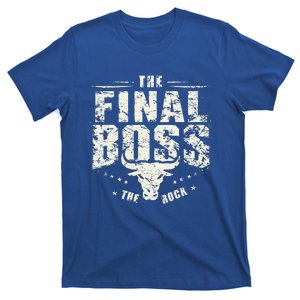 Rock Music Boss Final White Design Fun Music Lover T-Shirt