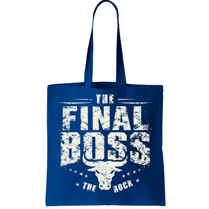 Rock Music Boss Final White Design Fun Music Lover Tote Bag