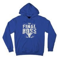 Rock Music Boss Final White Design Fun Music Lover Tall Hoodie