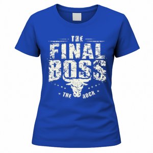 Rock Music Boss Final White Design Fun Music Lover Women's T-Shirt