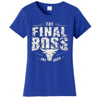 Rock Music Boss Final White Design Fun Music Lover Women's T-Shirt