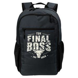 Rock Music Boss Final White Design Fun Music Lover Daily Commute Backpack