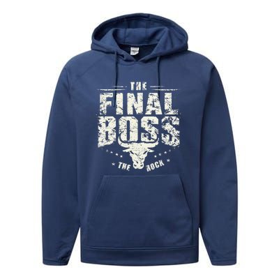 Rock Music Boss Final White Design Fun Music Lover Performance Fleece Hoodie