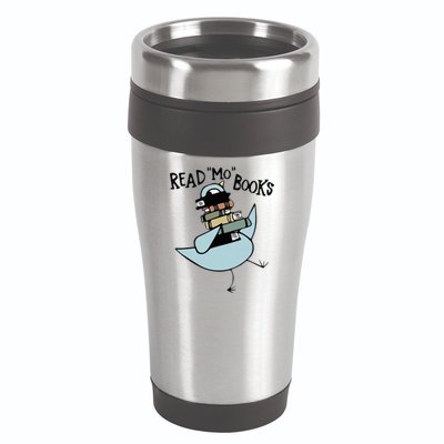 Read Mo Books Pigeon Library Reading Books Reader 2024 16oz Travel Tumbler