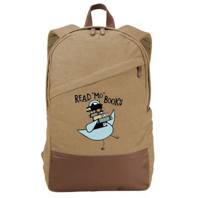 Read Mo Books Pigeon Library Reading Books Reader 2024 Cotton Canvas Backpack