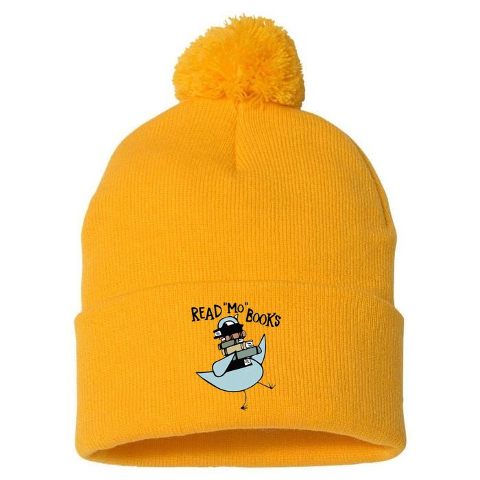 Read Mo Books Pigeon Library Reading Books Reader 2024 Pom Pom 12in Knit Beanie