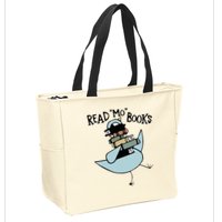 Read Mo Books Pigeon Library Reading Books Reader 2024 Zip Tote Bag