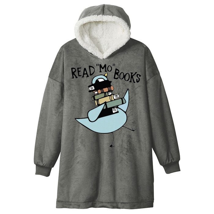 Read Mo Books Pigeon Library Reading Books Reader 2024 Hooded Wearable Blanket
