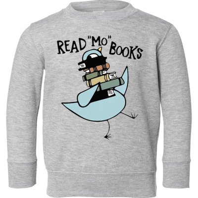 Read Mo Books Pigeon Library Reading Books Reader 2024 Toddler Sweatshirt