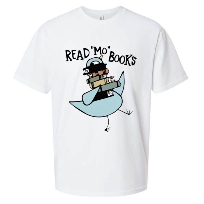 Read Mo Books Pigeon Library Reading Books Reader 2024 Sueded Cloud Jersey T-Shirt