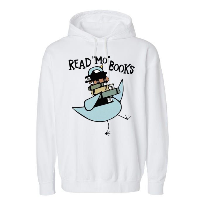Read Mo Books Pigeon Library Reading Books Reader 2024 Garment-Dyed Fleece Hoodie