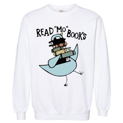 Read Mo Books Pigeon Library Reading Books Reader 2024 Garment-Dyed Sweatshirt