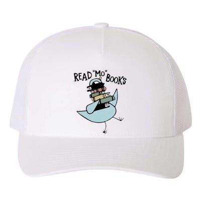 Read Mo Books Pigeon Library Reading Books Reader 2024 Yupoong Adult 5-Panel Trucker Hat