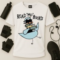 Read Mo Books Pigeon Library Reading Books Reader 2024 Performance Shirt