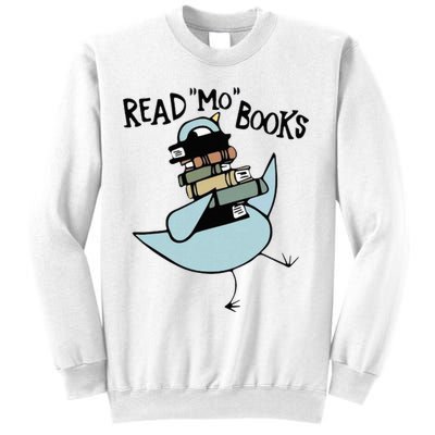 Read Mo Books Pigeon Library Reading Books Reader 2024 Sweatshirt