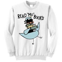 Read Mo Books Pigeon Library Reading Books Reader 2024 Sweatshirt