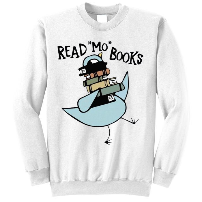 Read Mo Books Pigeon Library Reading Books Reader 2024 Sweatshirt