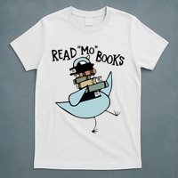 Read Mo Books Pigeon Library Reading Books Reader 2024 T-Shirt