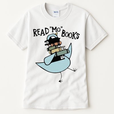 Read Mo Books Pigeon Library Reading Books Reader 2024 Tall T-Shirt