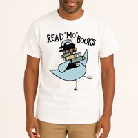 Read Mo Books Pigeon Library Reading Books Reader 2024 Tall T-Shirt