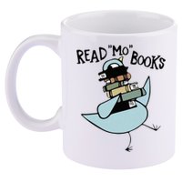 Read Mo Books Pigeon Library Reading Books Reader 2024 11oz C Handle Ceramic Mug