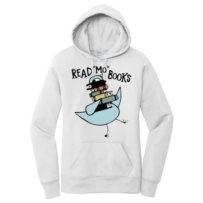 Read Mo Books Pigeon Library Reading Books Reader 2024 Women's Pullover Hoodie