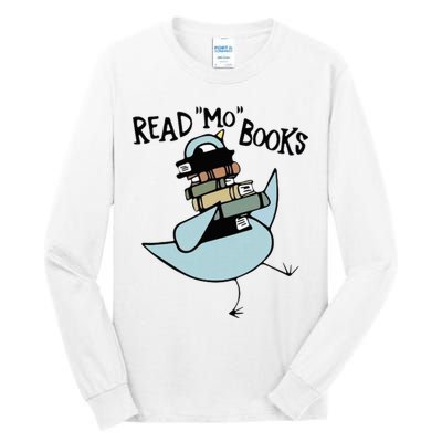 Read Mo Books Pigeon Library Reading Books Reader 2024 Tall Long Sleeve T-Shirt