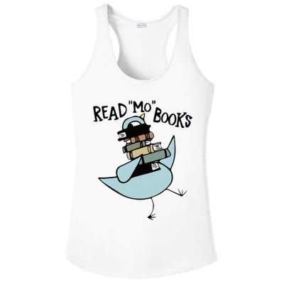 Read Mo Books Pigeon Library Reading Books Reader 2024 Ladies PosiCharge Competitor Racerback Tank