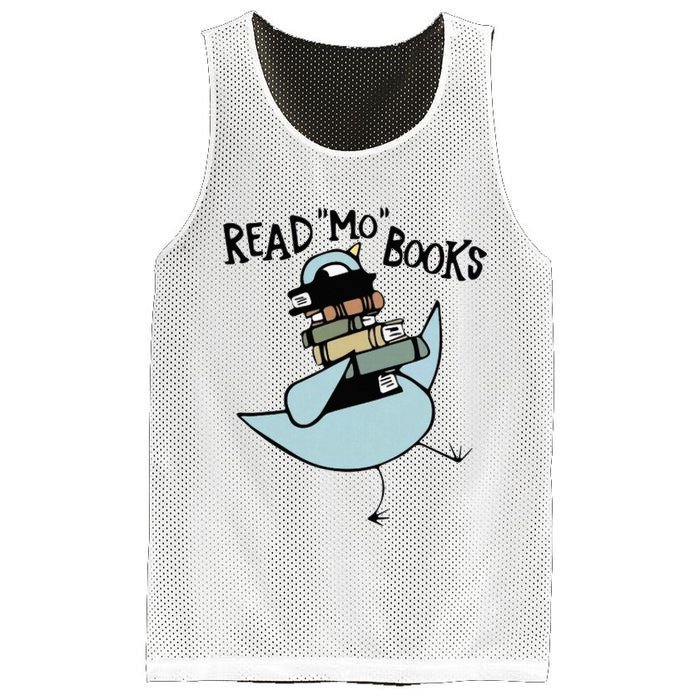 Read Mo Books Pigeon Library Reading Books Reader 2024 Mesh Reversible Basketball Jersey Tank