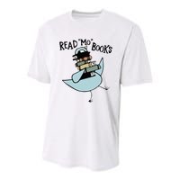 Read Mo Books Pigeon Library Reading Books Reader 2024 Youth Performance Sprint T-Shirt