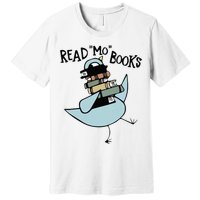 Read Mo Books Pigeon Library Reading Books Reader 2024 Premium T-Shirt