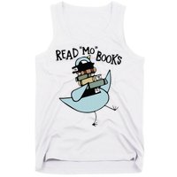 Read Mo Books Pigeon Library Reading Books Reader 2024 Tank Top