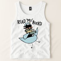 Read Mo Books Pigeon Library Reading Books Reader 2024 Tank Top