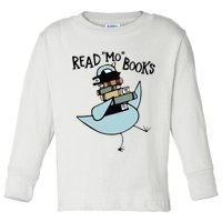 Read Mo Books Pigeon Library Reading Books Reader 2024 Toddler Long Sleeve Shirt
